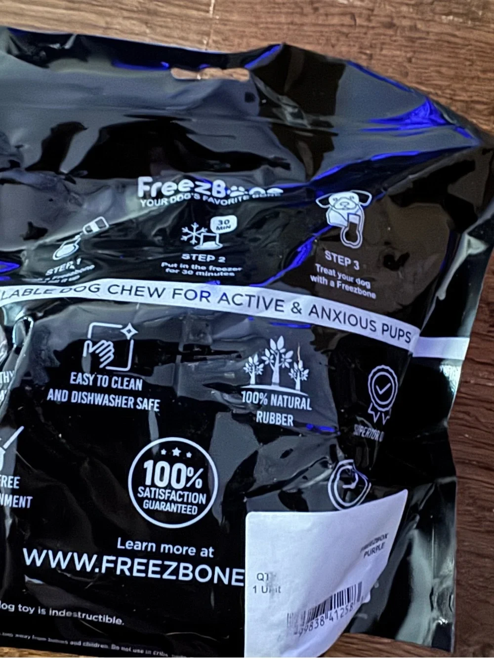 Freezbone purple freezbox superchewer up to 140 pounds NEW